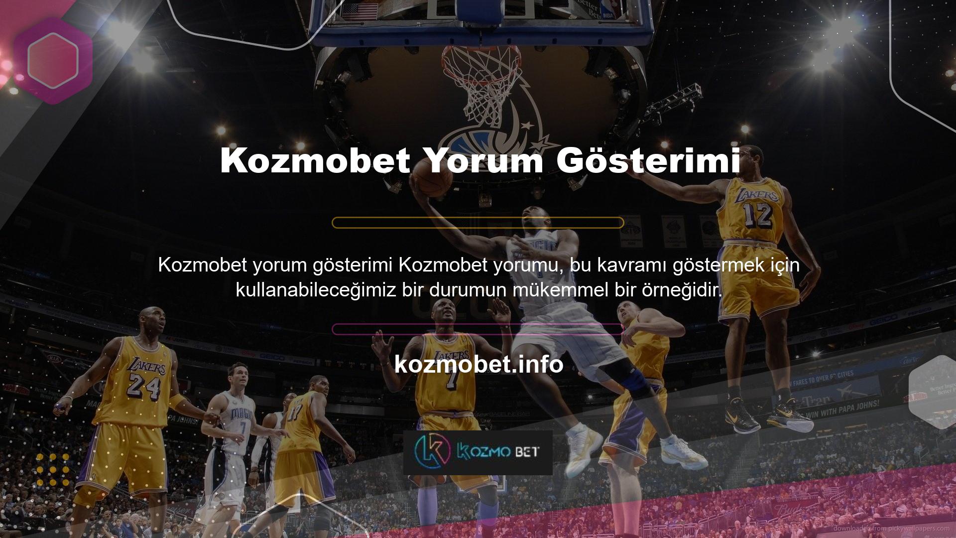 Kozmobet web sitesi, cazip bonusları ve değişmez güvenilirliği sayesinde insanlar için popüler bir yer haline geldi